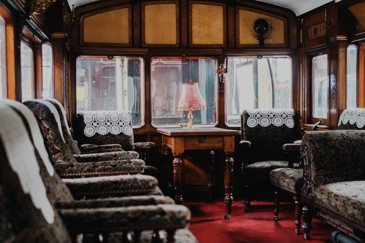Take a look inside NER 305 Officers’ Saloon Coach